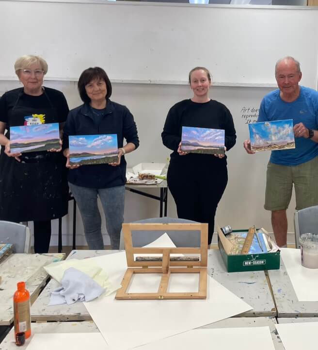 Relaxed Pace Art Class