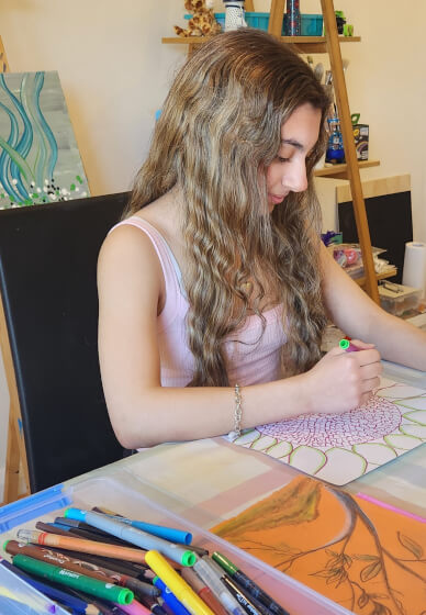 Relaxing Art Therapy Experience for Children