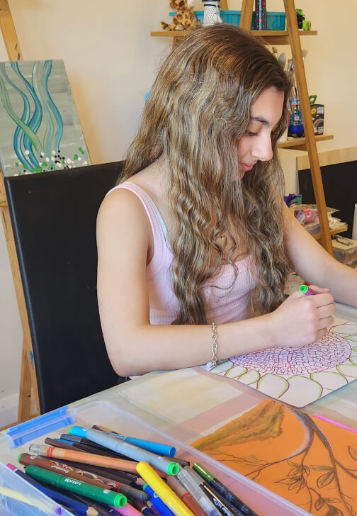 Relaxing Art Therapy Experience for Children