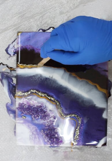 Resin Art Class: Make a Geode Painting