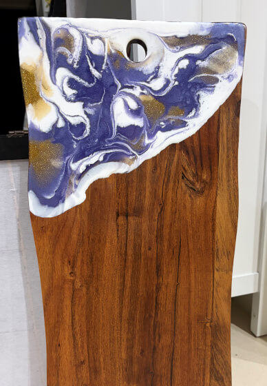 Resin Art Class: Make Your Own Charcuterie Board
