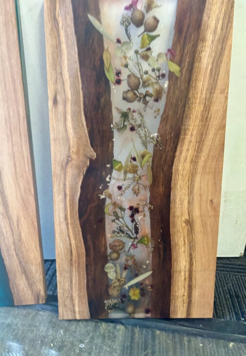 Resin Art Workshop: River Resin Grazing Board