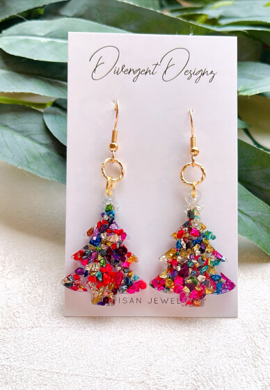 Resin Christmas Earring Workshop