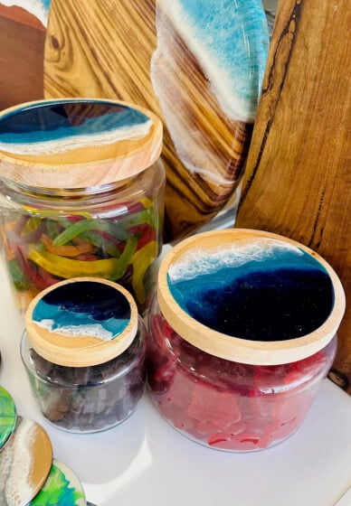 Resin Homewares Class: Serving Tray and Jars
