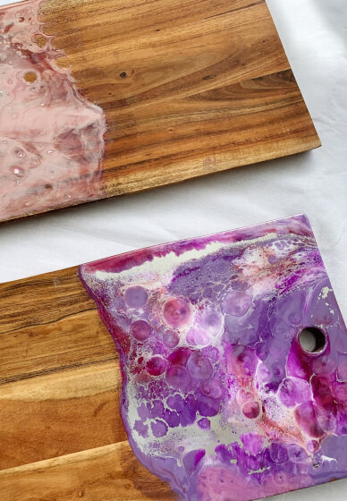 Resin Pouring Mini Serving Paddle Workshop