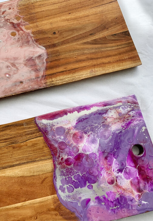 Resin Pouring Mini Serving Paddle Workshop