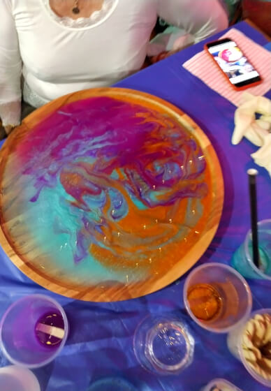 Resin Tray Art Class