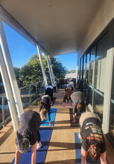 Rise and Shine Gentle Yoga Class at Schmoffee