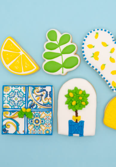 Royal Icing Cookie Decorating Class - Amalfi Citron