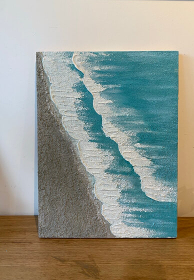 Sand and Sea Heavy Texture Workshop – with Hot Chocolate