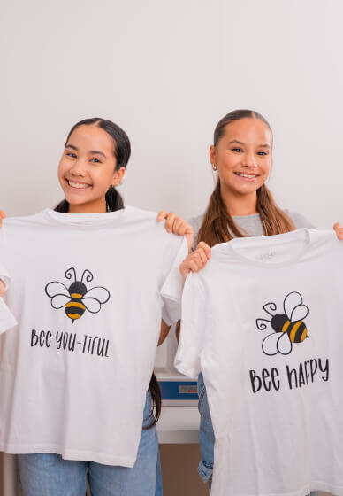 School Holiday Cricut Class for Teens: Personalise a Tee