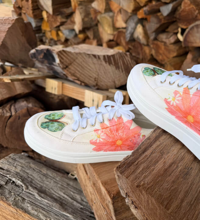 School Holiday Decoupage Sneaker Class