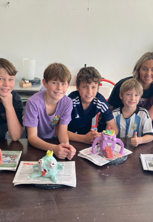 School Holiday Kids' Clay Pottery Class