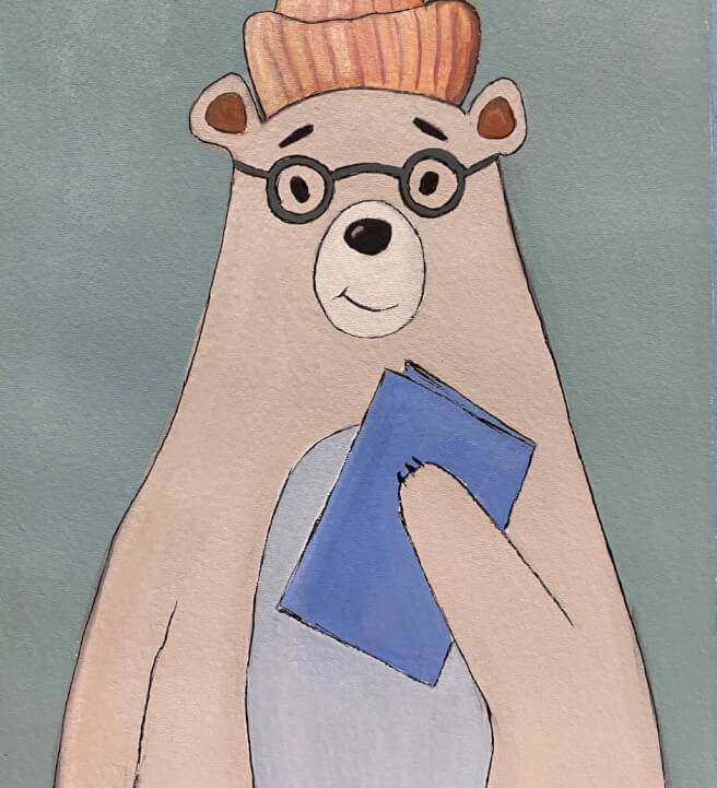 School Holiday Kids Workshop, Cartoon Bear Painting