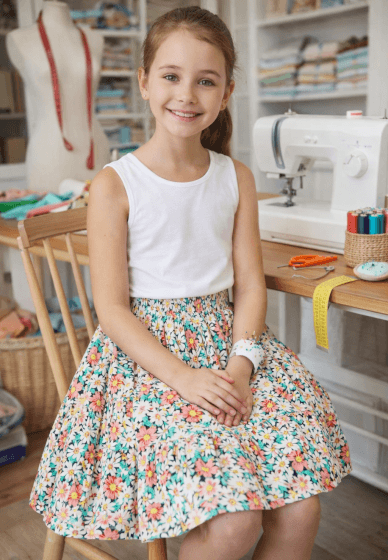 School Holiday Sewing 6h Class - Summer Skirt