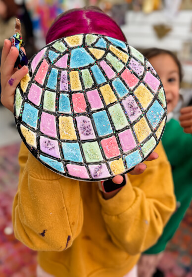 School Holiday Workshop: Shiny Disco Ball