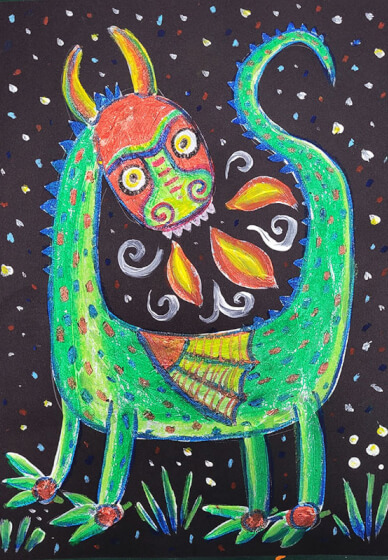 School Holidays Painting Workshop - Dragon