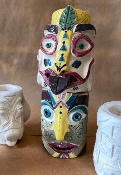 Sculpt a Clay Totem