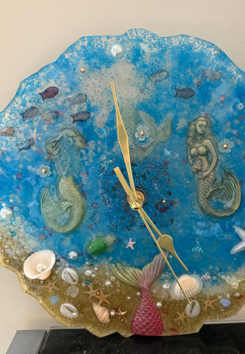 Seascape Resin Clock Workshop