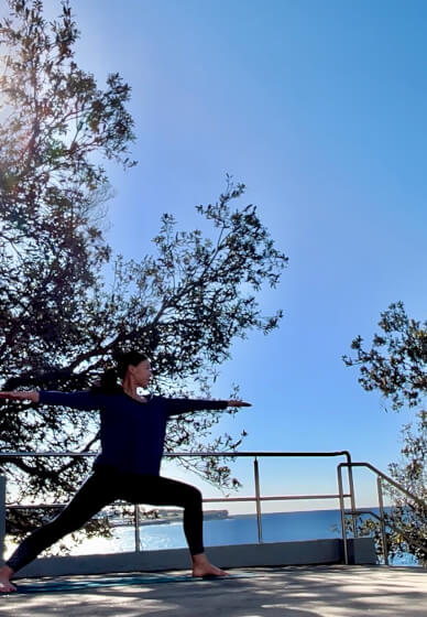 Seaside Nature Yoga Class for Women