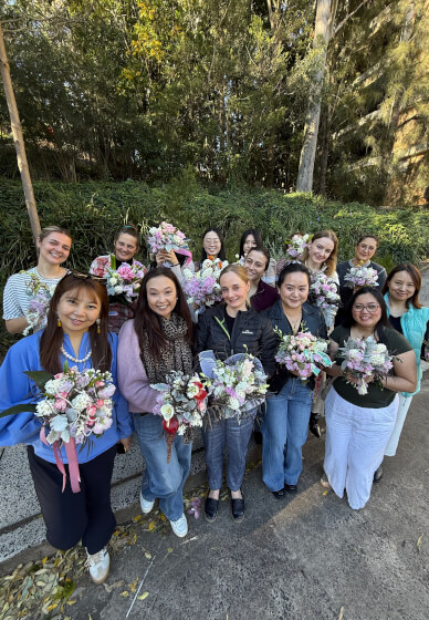Seasonal Flower Posy Bouquet Class