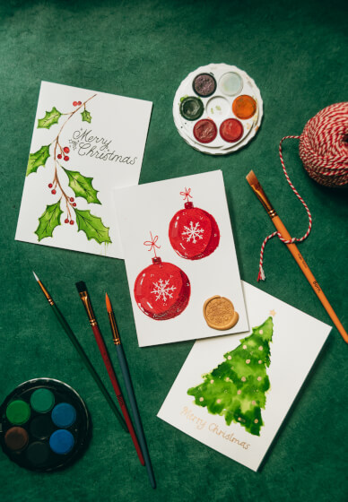 Self-Guided Christmas Card Workshop