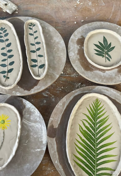 Self-Guided Hand Building Pottery Experience with Unlimited Clay