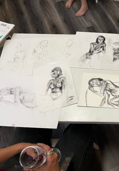 Self-led Life Drawing Experience