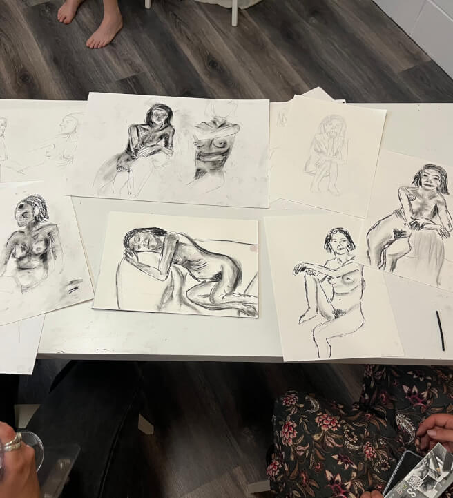 Self-led Life Drawing Experience