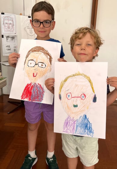 Self-portrait Drawing Workshop for Kids