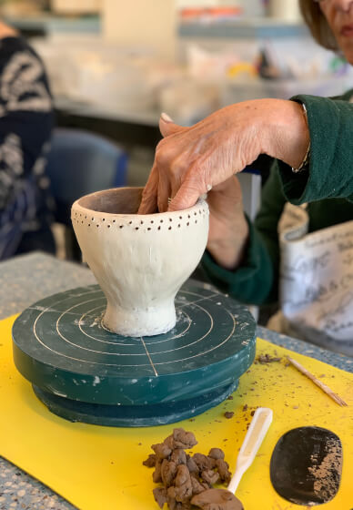 Seniors Group Pottery Workshop