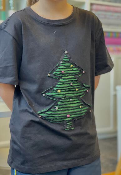 Sew on School Holiday: Christmas T-Shirt and Candle Magic
