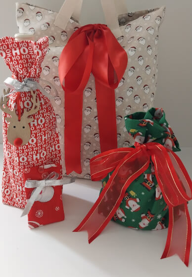 Sew Your Own Re-usable Christmas Gift Bags