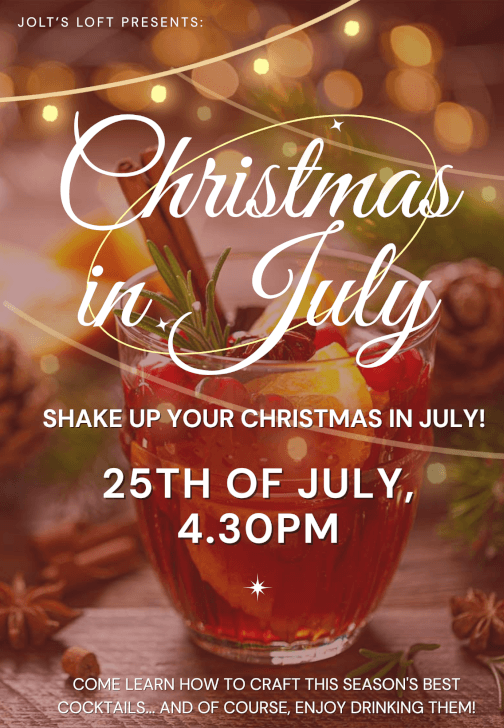 Christmas in July Festive Cocktail Making Class