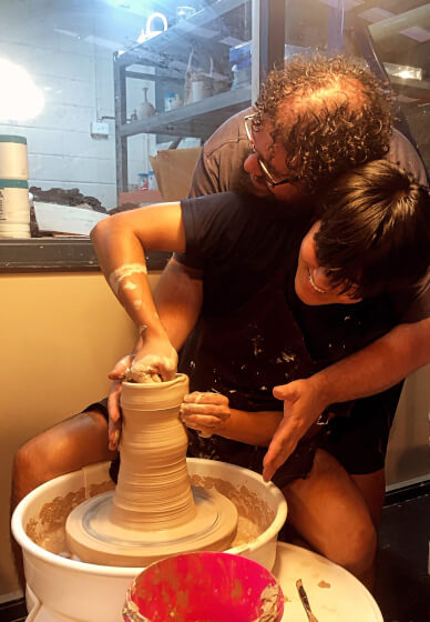 Share a Wheel: Pottery for Two Class