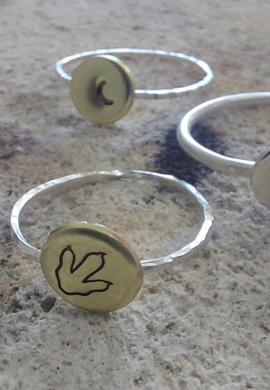 Silver Initial Ring Class - Suitable for Teens and Adults