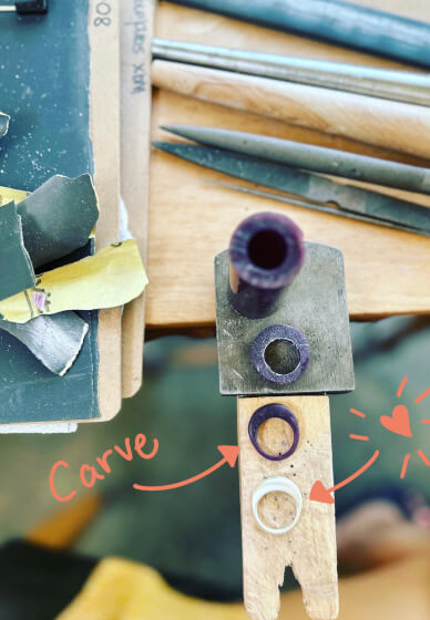 Silver Ring Making Workshop: Wax Carving