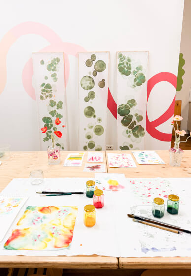 Simple Silk Painting Workshop for Beginners
