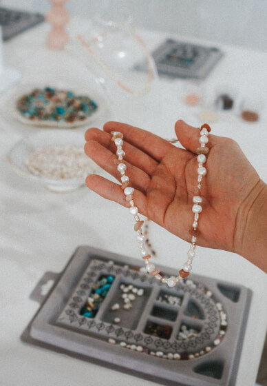 Sip and Beading Workshop