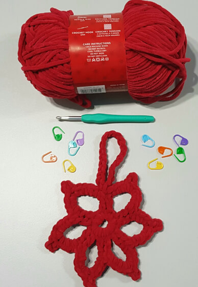 Sip and Crochet Workshop: Christmas Star Decoration