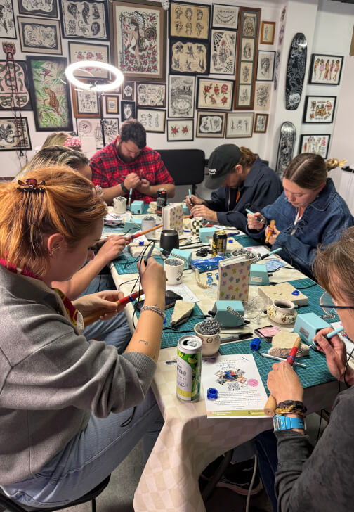 Sip and Jewellery Making Workshop