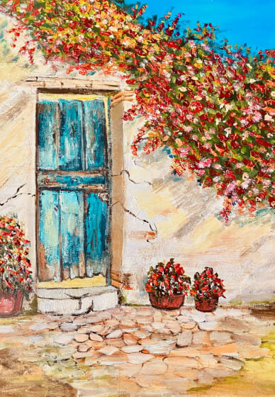 Sip and Paint a Tuscan Hideaway