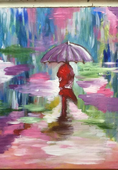 Sip and Paint an Umbrella and Cocktails