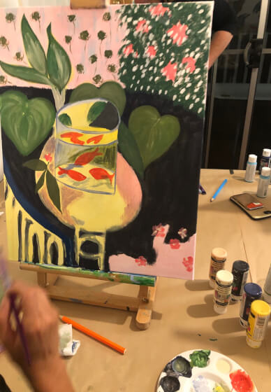 Sip and Paint at Home