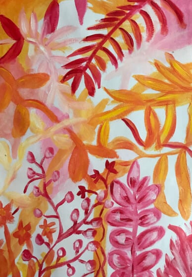 Sip and Paint at Home: Spring Flora