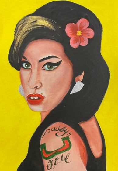 Sip and Paint Class: Amy Winehouse
