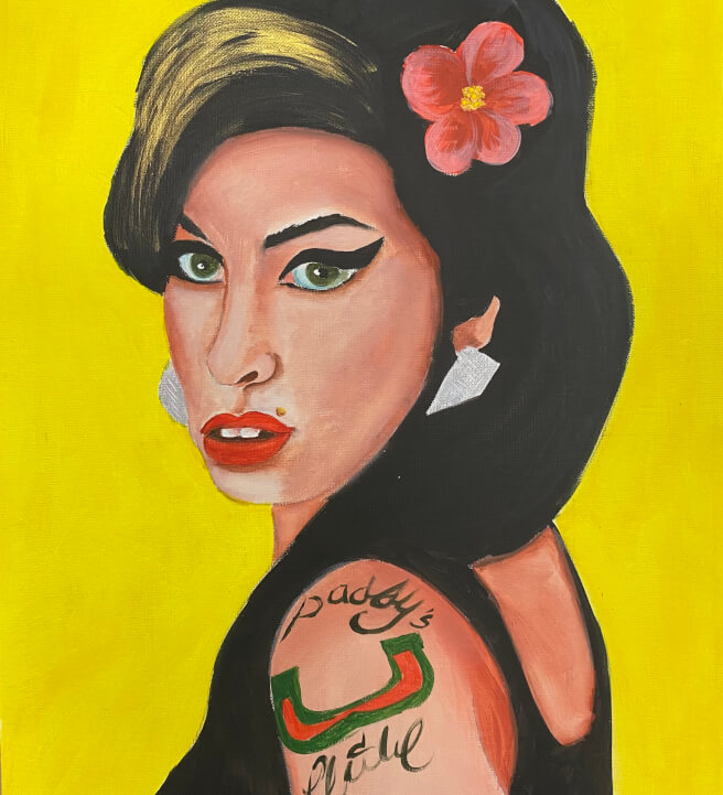 Sip and Paint Class: Amy Winehouse