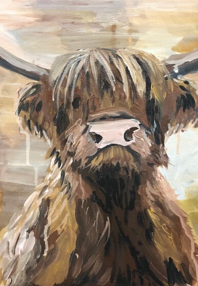 Sip and Paint Class: Heilan Coo