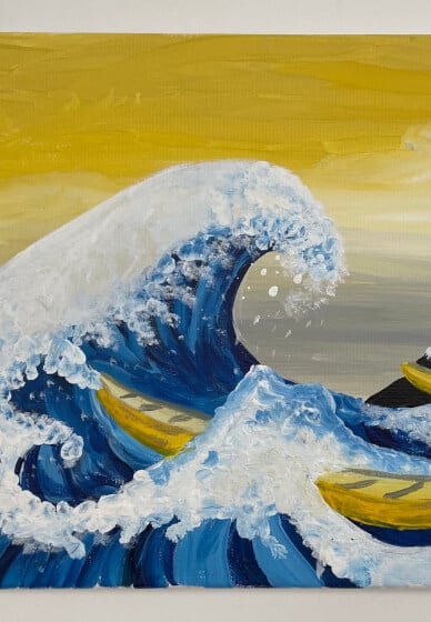 Sip and Paint Class: Hokusai's Great Wave