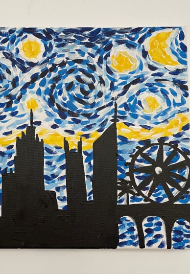 Sip and Paint Class: Paint Like Van Gogh's Starry Night